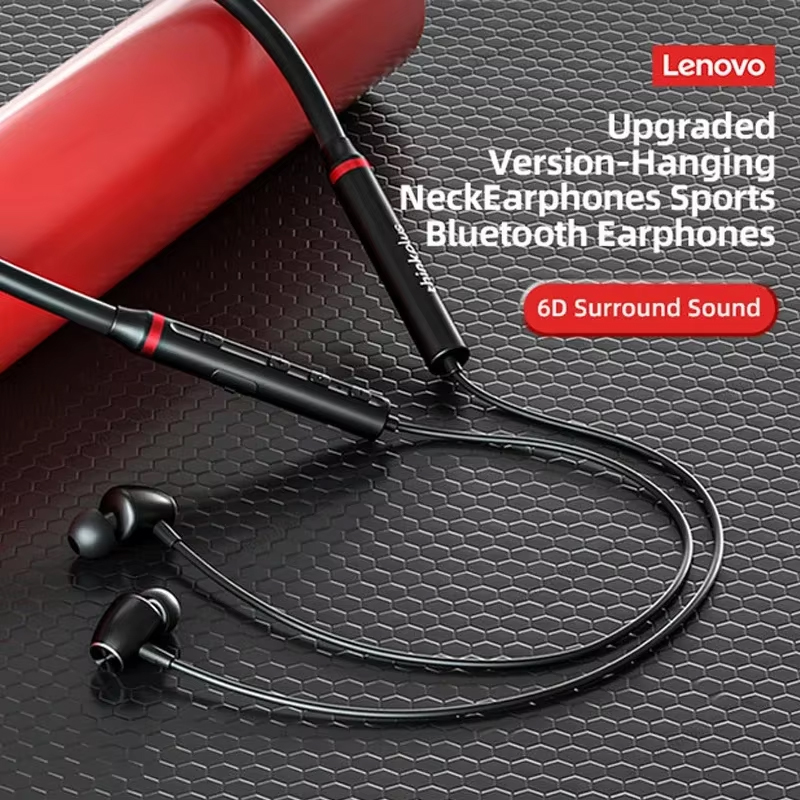 100% Origial Lenovo HE05X Blue - đánh giá và giá Magnetic Neckband Sports Earphones