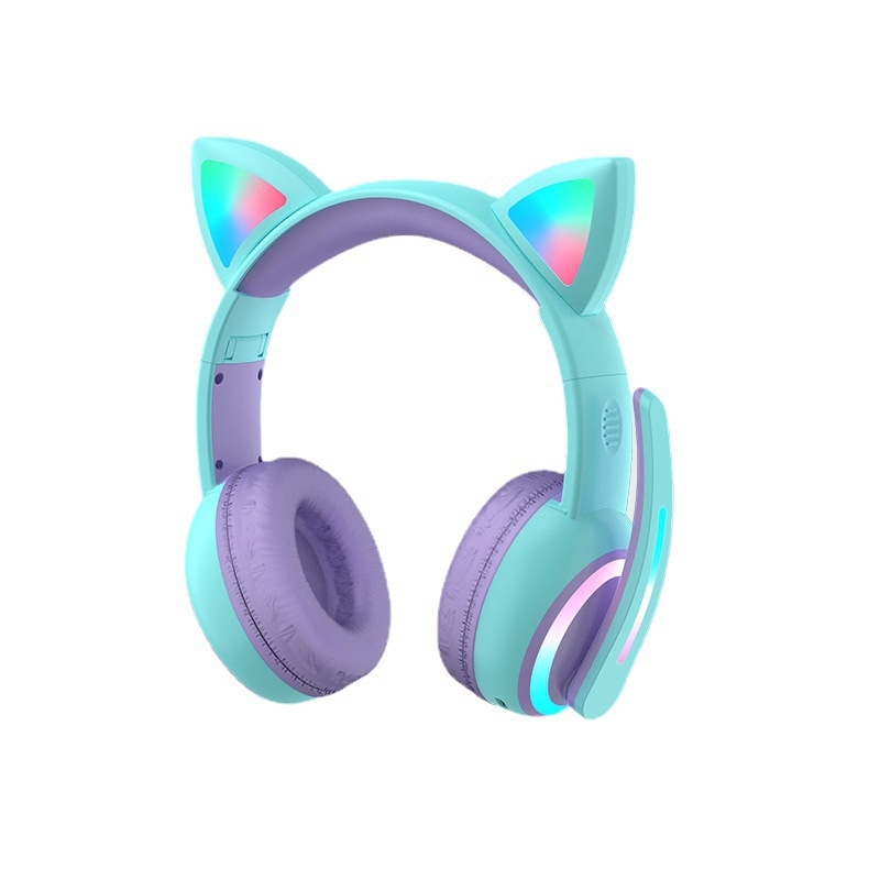 Bluetooth Headphones Cat Ear D - đánh giá và giá Cat Ear Bluetooth Headset Led
