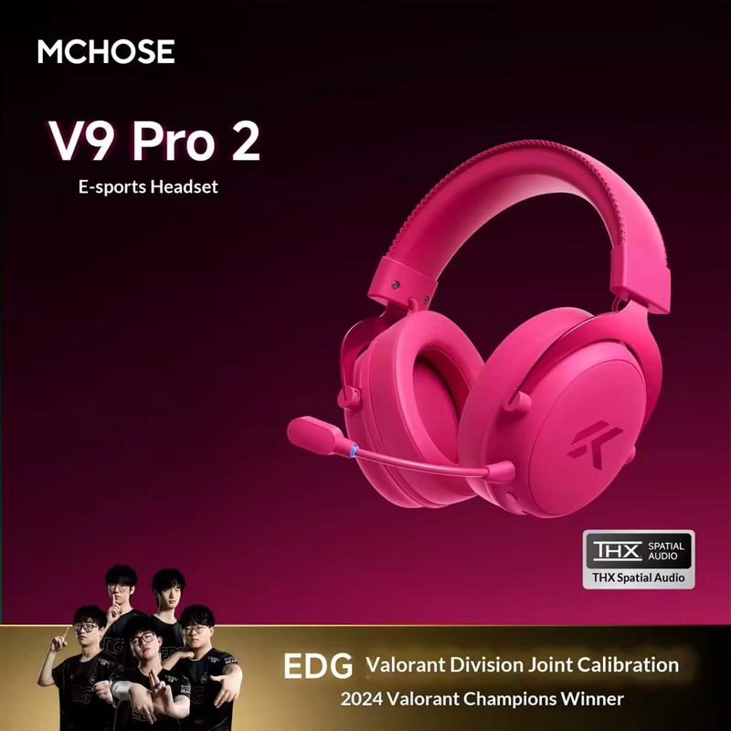 MCHOSE V9 Pro 2 E-sports  Wire - đánh giá và giá Anc Wireless Over Ear Headphones
